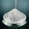 Vintage White Murano Glass Pendant Lamp, Italy, 1970s, Image 4