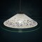 Lampe à Suspension Vintage en Verre de Murano Blanc, Italie, 1970s 10