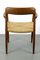 Teak and Papercord Model 56 Dining Chair by Niels Otto Møller for J.L. Møllers, 1960s, Image 15