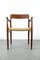 Teak and Papercord Model 56 Dining Chair by Niels Otto Møller for J.L. Møllers, 1960s, Image 10