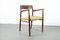 Teak and Papercord Model 56 Dining Chair by Niels Otto Møller for J.L. Møllers, 1960s, Image 12