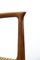 Teak and Papercord Model 56 Dining Chair by Niels Otto Møller for J.L. Møllers, 1960s, Image 11