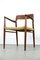 Teak and Papercord Model 56 Dining Chair by Niels Otto Møller for J.L. Møllers, 1960s, Image 18