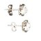 White Gold 18k Diamond Stud Earrings, Image 8