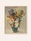 Colorful Art Deco Bouquet, Oil on Plate 2