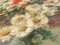 Bunter Art Deco Blumenstrauß, Öl auf Teller 7