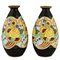 Artt Deco Ceramic Vases from Boch Frères Keramis, 1930, Set of 2 1