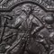 Antique English Cast Iron Relief Fire Back, Image 7