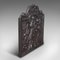 Antique English Cast Iron Relief Fire Back, Image 4