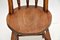 Antique Solid Elm Dining or Side Chairs, Set of 2, Image 7