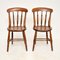 Chaises de Salle à Manger ou d'Appoint Antiques en Orme Massif, Set de 2 2