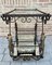 19th Century French Table Iron Bar Cart with Wheels, Image 3