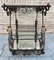 19th Century French Table Iron Bar Cart with Wheels 13