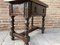 Early 20th Century Spanish Walnut Side Table, Image 14