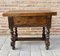 Early 20th Century Spanish Walnut Side Table, Image 9