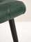 Scandinavian Green Leather Pouf, Image 3