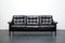 German Cubic Leather 3-Seater Sofa by Rudolf Glatzel for Kill International, Image 2
