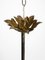 Italian 5 Armed Floral Chandelier in Iron, 1940s, Image 10