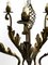 Italian 5 Armed Floral Chandelier in Iron, 1940s, Image 17