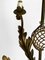 Italienischer Floraler 5-armiger Kronleuchter aus Eisen, 1940er 15