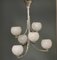 Chromed Ceiling Light, France, 1940s, Image 1