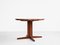 Midcentury Danish smaller round dining table in teak 1960s - with 2 extensions 3