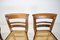 Solid Wood Dining Chairs, Czechoslovakia, 1950s, Set of 4 10