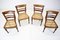 Solid Wood Dining Chairs, Czechoslovakia, 1950s, Set of 4 3