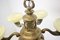 Lámpara de araña grande de latón, 1900, Imagen 5