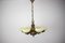 Lámpara de araña grande de latón, 1900, Imagen 2