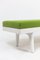 Bench in White Lacquered Metal & Fabric from Vitra, 1990 4