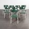 Green Stacking Dining Chairs from Thonet, 1970s, Set of 8 11