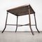 Large Industrial Square Console Table, 1940s 9