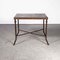 Large Industrial Square Console Table, 1940s 4