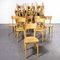 French Blonde Beech Bentwood Dining Chairs from Baumann, 1950s 5