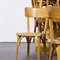 French Blonde Beech Bentwood Dining Chairs from Baumann, 1950s 2