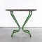 French Green Metal Outdoor Dining Table, 1960s 3