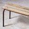 Long French Slatted Bench from Mullca, 1950s 3