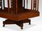 Rosewood Inlaid Revolving Bookcase 5