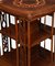 Rosewood Inlaid Revolving Bookcase 3
