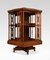 Rosewood Inlaid Revolving Bookcase 1