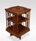Rosewood Inlaid Revolving Bookcase 2