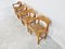 Pine Wood Dining Chairs by Rainer Daumiller for Hirtshals Savvaerk, 1970s, Set of 4 4