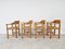 Pine Wood Dining Chairs by Rainer Daumiller for Hirtshals Savvaerk, 1970s, Set of 4 10
