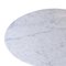 Mid-Century Modern Round Carrara Marble Dining Table, Italy, 1950, Image 3