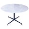 Mid-Century Modern Round Carrara Marble Dining Table, Italy, 1950, Image 1