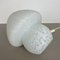 Large White Mushroom Frosted Glass Table Light, Italy, 1970s 13