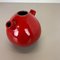 Vaso in ceramica rossa di Marei Ceramics, Germania, anni '70, Immagine 14