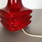Rote Studio Keramik Tischlampe von Cari Zalloni für Fohr, 1970er 14
