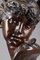 Busto Psyche de bronce patinado de Boyer and Rolland, Imagen 9